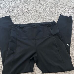 lululemon athletica Jet Black Leggings